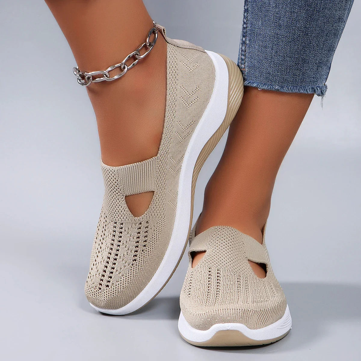 Spring Women's Sports Shoes – Breathable, Lightweight, Non-Slip, Wear-Resistant Casual Sneakers