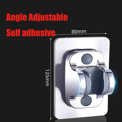Universal Adjustable Shower Head Holder – Replacement Hand Shower Bracket for Slide Bar Bathroom Accessories