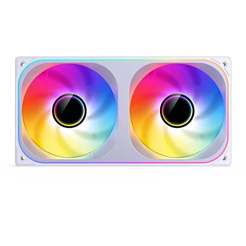 JONSBO ZB-120/240/360 ARGB Computer Case Fan — 12cm 5V 120mm PWM Water-Cooled Fan Kit with Forward/Reverse Rotation