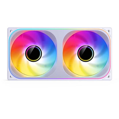 JONSBO ZB-120/240/360 ARGB Computer Case Fan — 12cm 5V 120mm PWM Water-Cooled Fan Kit with Forward/Reverse Rotation