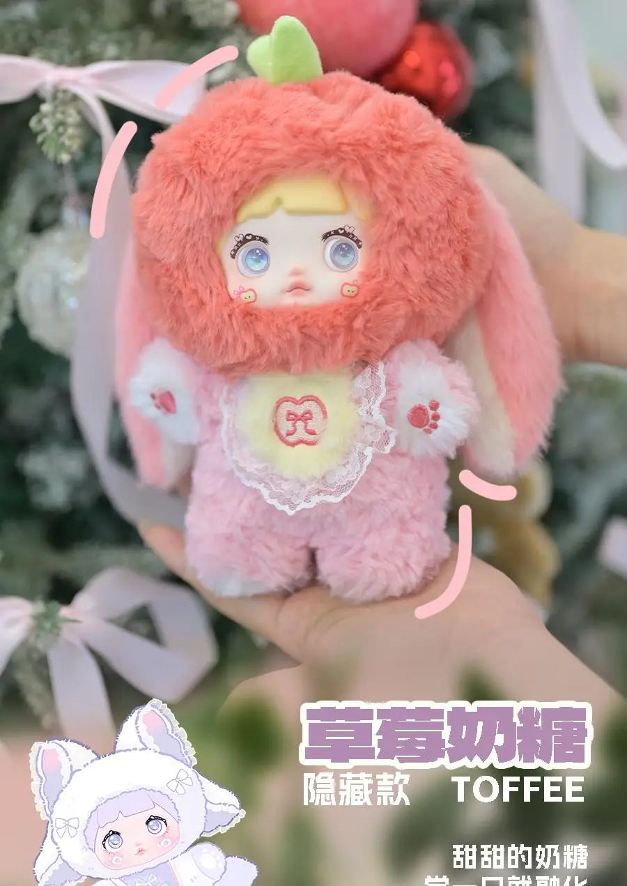 Nommi V3 Fruits Series Dream Eyes Blind Box – Plush & Vinyl Bag Pendant Toy Gift for Kids