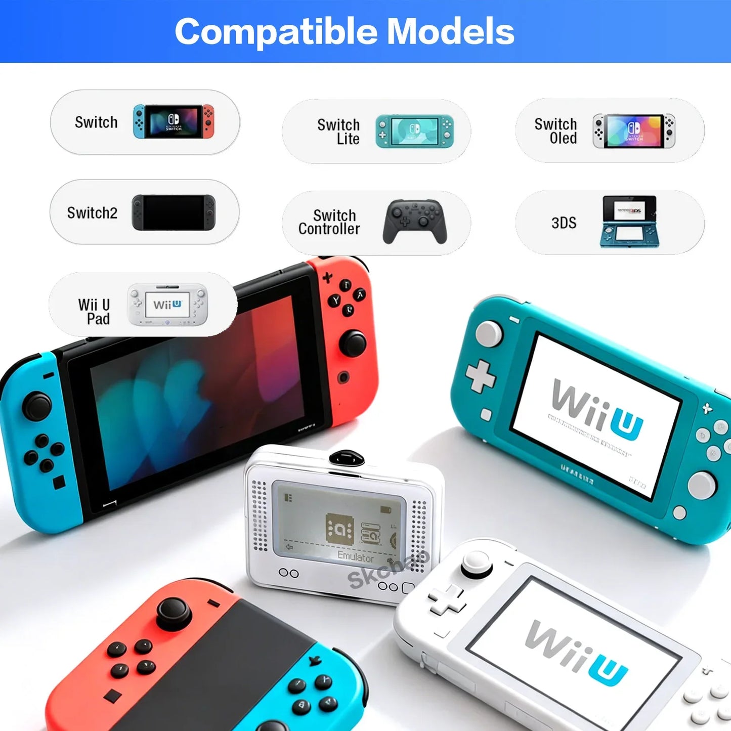 NFC Game Simulator Amiibo Emulator Card – Infinite Smart Swipe Reader for Switch, 3DS & Wii U Universal Gaming Accessories