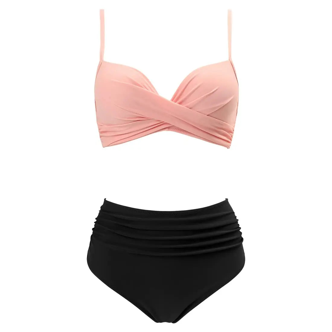 Vintage High Waist Bikini Set 2025 – Women’s Push-Up Printed Swimwear Summer Beach Bathing Suit