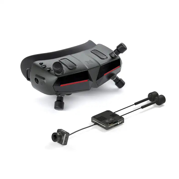 CADDXFPV Walksnail Avatar HD FPV Goggles – 5.8GHz Steadyview Receiver, Head Tracker, 1920x1080 Video Glasses for RC Drone