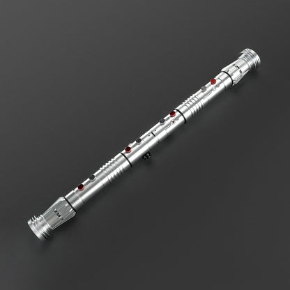 Darth Maul Double-Edged Neopixel Lightsaber – Xenopixel Jedi Laser Sword for Heavy Dueling & Cosplay