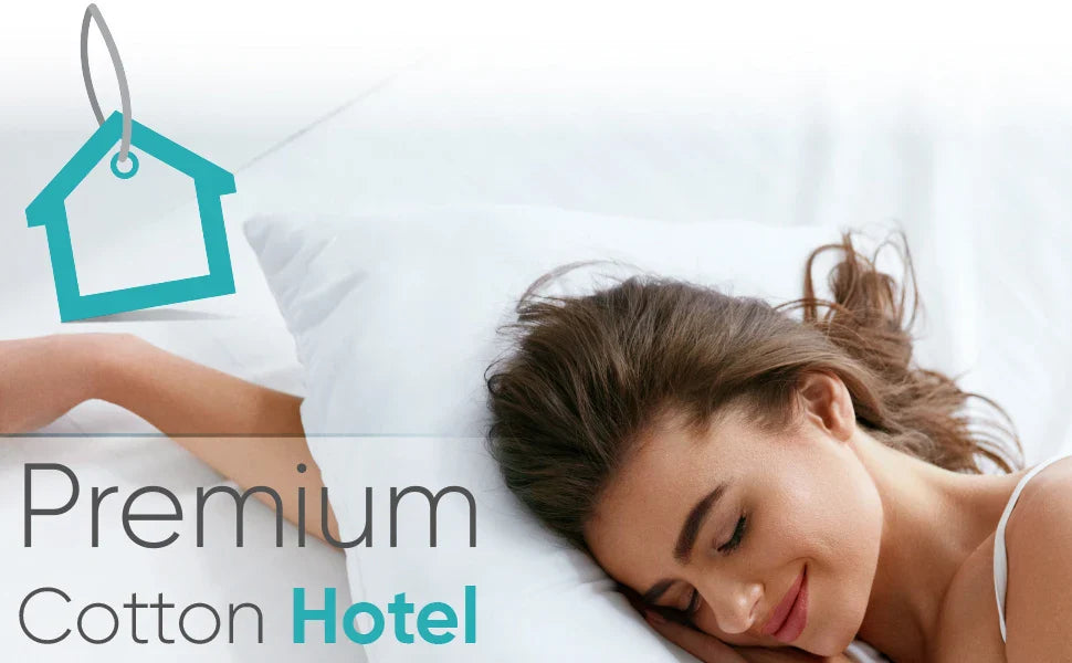 100% Goose Down Pillow – Luxury Five-Star Hotel Quality, Soft & Supportive Sleep Pillow, Single Size