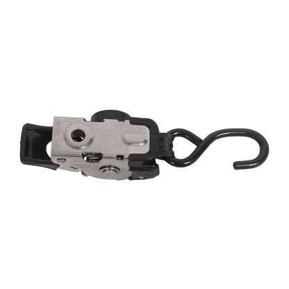 MOTO4U Retractable Ratchet Straps with Coated S-Hooks – Stainless Steel Auto Self-Ratcheting Tie Down Straps for Secure Cargo