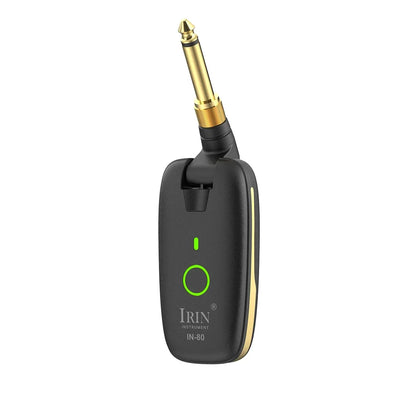 IRIN IN-80 Guitar Wireless System - Audio Amplifier Transceiver, Wireless Guitar Transmitter Receiver for Electric Guitar and Bass