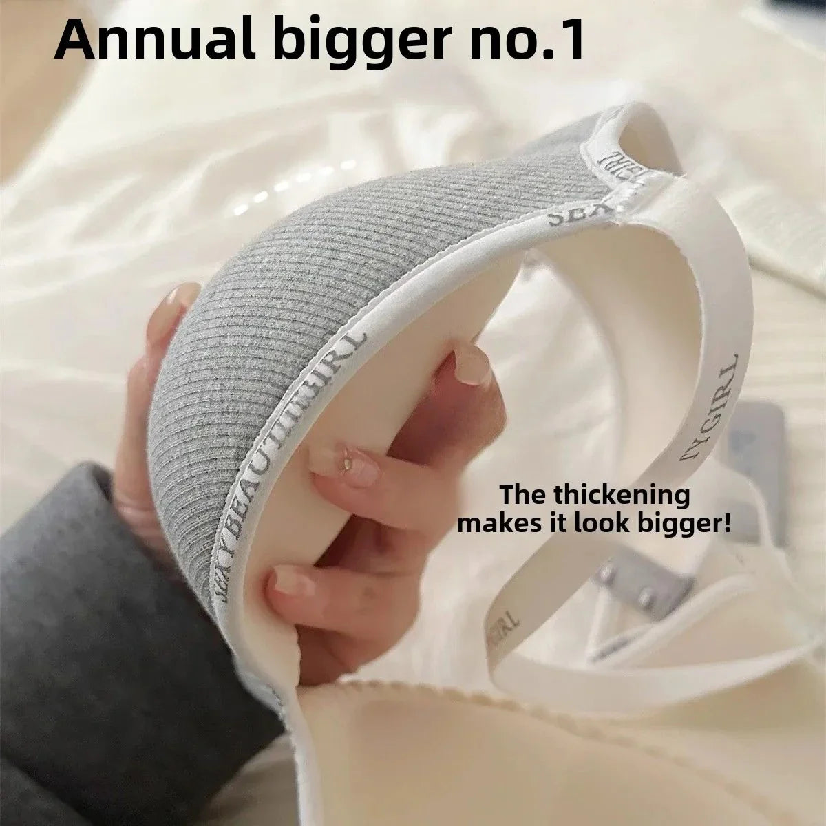 Wireless Push-Up Bra A-C Cup — Seamless Invisible 3D Pad Bralette for Small Chest, Anti-Sagging Comfort Underwear