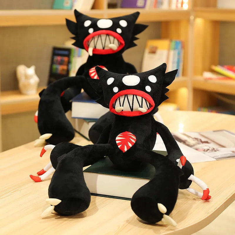 Soft Black Spider Plush Toy — Creative Monster Stuffed Animal Gift for Kids, Pets & Boyfriends