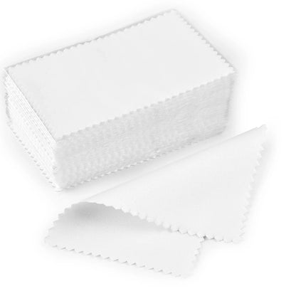 Silver Polishing Cloth – 8x8cm Reusable Jewelry Cleaning Wipes (10/50PCS) Anti-Tarnish