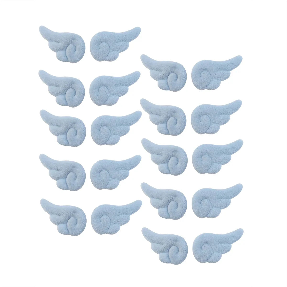 Angel Wing Plush Hair Clips - Cute 5cm Hairpin Barrettes for Girls Sweet Style Headwear & Accessories