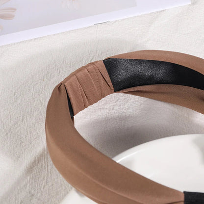 New Knotted Headbands for Women & Girls – Solid Color Hair Bands, Simple Retro Hair Hoop, Makeup Headwear, Hair Accessories