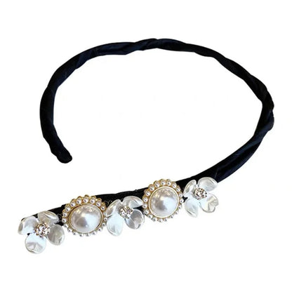 Elegant Pearl Flower Bun Maker - Korean Lazy Hair Curlers Styling Accessories, Hairpin Hair Braiding Braider Hairgrip Styling Tools