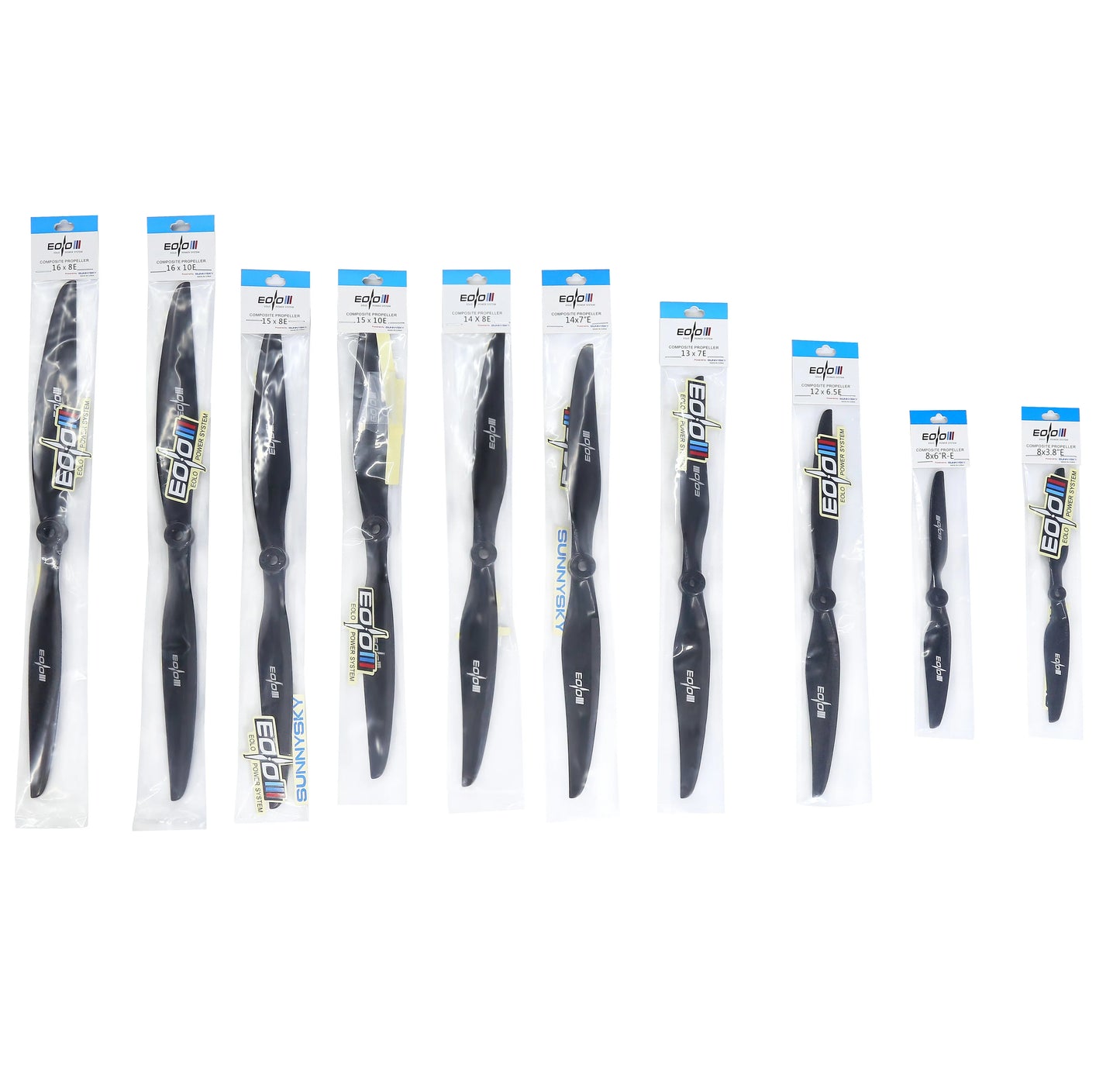 Sunnysky EOLO Fixed Wing Propeller – 1047 to 16x10 Sizes High Performance Airplane Propeller