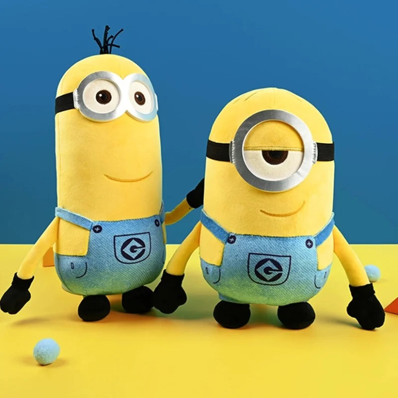 Genuine Minions Plush Toys – Bob & Stuart Soft Dolls, Perfect Christmas & Birthday Gifts for Kids