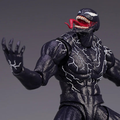 Venom Amazing Yamaguchi Action Figure — Joint Movable Face-Change Collectible Model Toy for Kids Gift