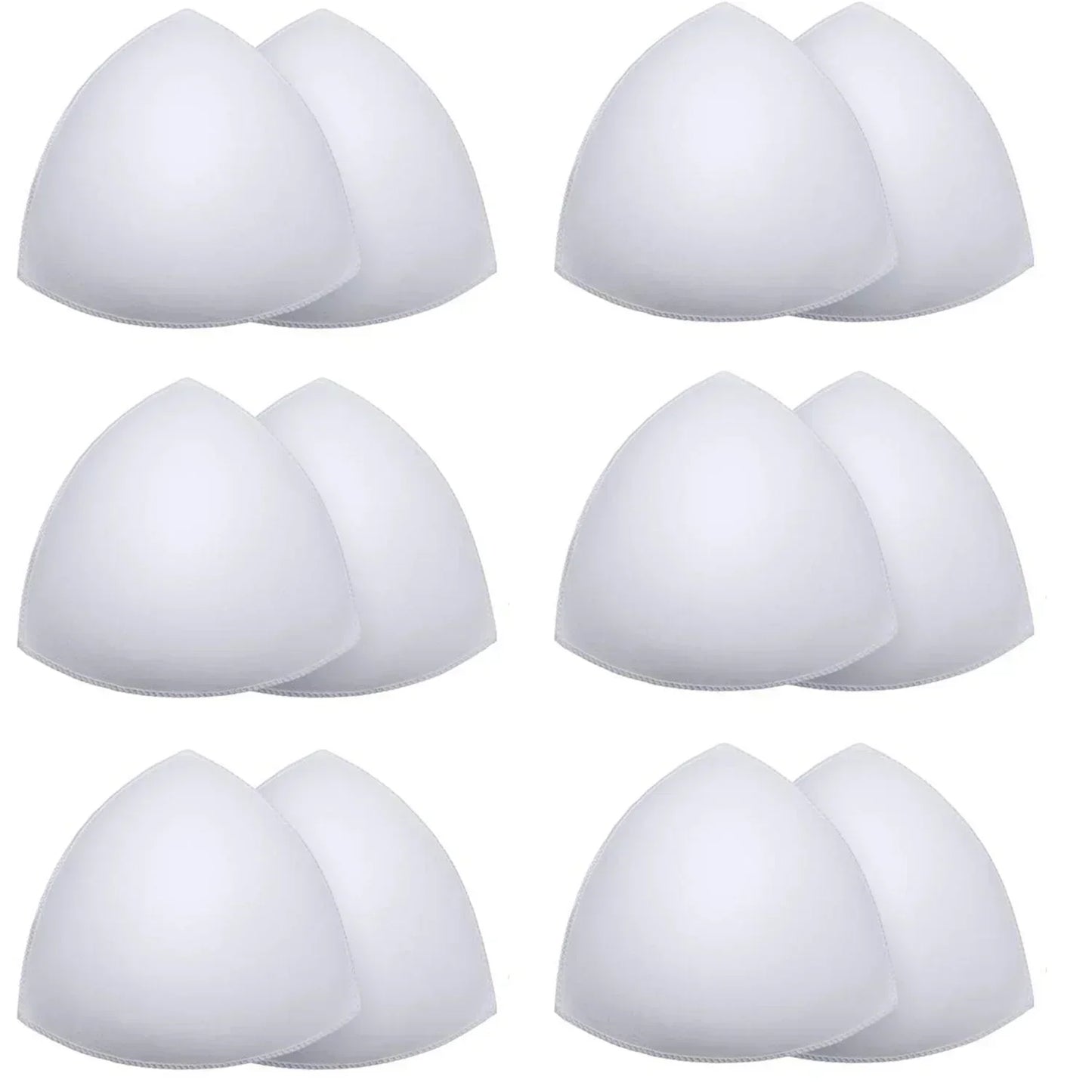 Triangle Push Up Bra Pads for Women – Invisible Bikini & Swimsuit Breast Enhancer Inserts (2–20 Pack)