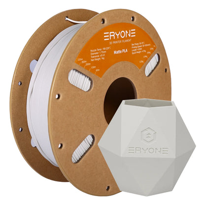ERYONE Matte PLA Filament 1.75mm – 1KG High-Quality Spool for 3D Printing, Fast Shipping