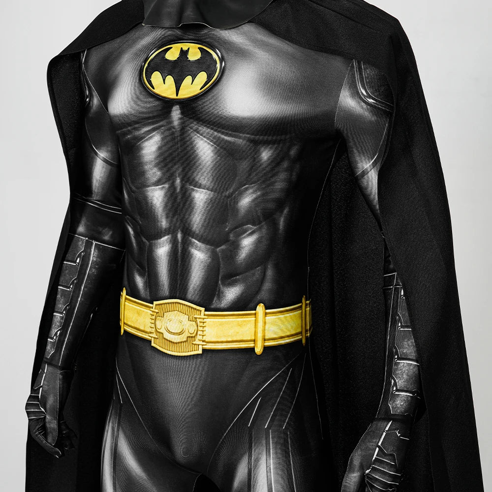 Zentai Flash & Bat Movie Cosplay Jumpsuit – 3D Printed Spandex Bruce Wayne/Bat Suit Costume