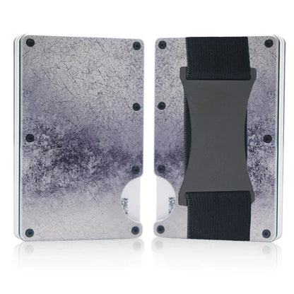 RFID Blocking Metal Wallet – Slim Aluminum Credit Card Holder & Money Clip for Business and ID, 2024 All Colors