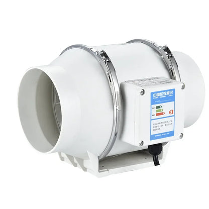 4-Inch 220V Silent Inline Exhaust Fan – Home Bathroom & Kitchen Duct Ventilator