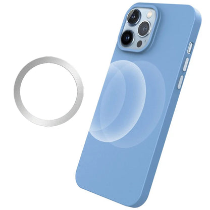 Stainless Steel Universal Magnetic Metal Plate Ring for MagSafe Wireless Charger - Iron Sheet Sticker for Magnet Car Phone Holder