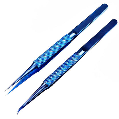Precision Titanium Alloy Tweezers — Professional Antimagnetic Electronics Repair Forceps
