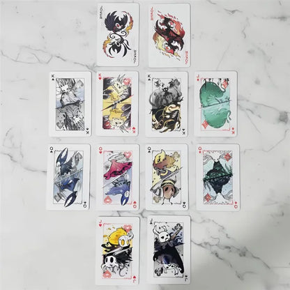 Hollow Knight Standard Poker Card Set — Black & White Playing Cards, Portable Creative Board Game Gift Collection