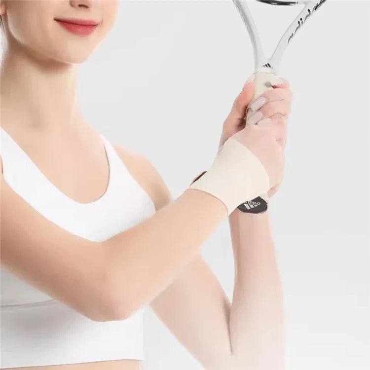 Ultra-Thin Elastic Wristband — Adjustable Breathable Compression Wrist Guard for Tendon Support & Pain Relief