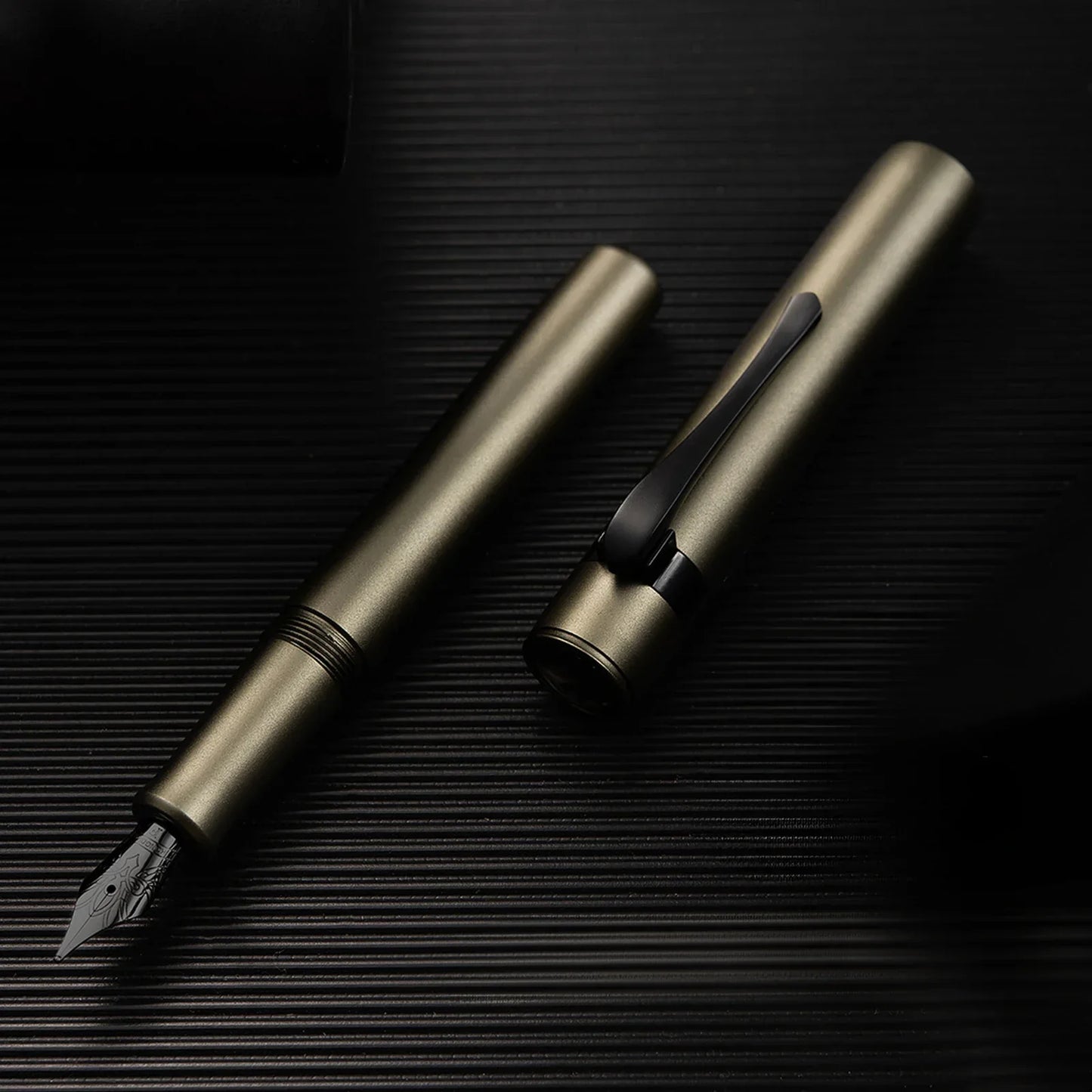 Hongdian M2 Mini Fountain Pen - Black Forest Metaverse Design, EF/F Nib, High-Quality Writing Stationery for School and Office, Premium Gift