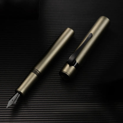 Hongdian M2 Mini Fountain Pen - Black Forest Metaverse Design, EF/F Nib, High-Quality Writing Stationery for School and Office, Premium Gift