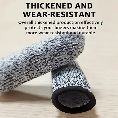 10Pcs Anti-Cut Finger Covers - Level 5 High-Strength Safety, Flexible Fingertip Protectors, Kitchen Tool for Enhanced Finger Protection