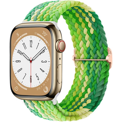 Elastic Braided Solo Loop Apple Watch Band – Adjustable Stretch Strap for Series SE, 5–11 & Ultra 3 (40mm–49mm)