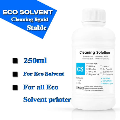 Eco Solvent Ink Cleaning Solution for Epson Mimaki Roland Printhead JV3 JV33 JV34 JV5 CJV5 Maintenance Cleaning Fluid