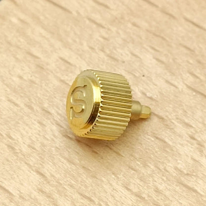 Silver, Gold & Black Watch Crown — Replacement for NH34/NH35/NH36 Movements SKX007