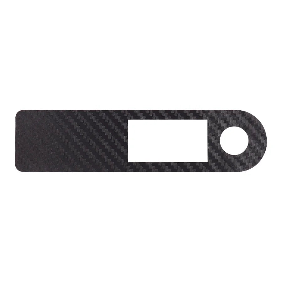 Protective Screen Film for Xiaomi M365 Pro 1S Electric Scooter - Carbon Fiber PVC Accelerator Sticker, Central Case Parts