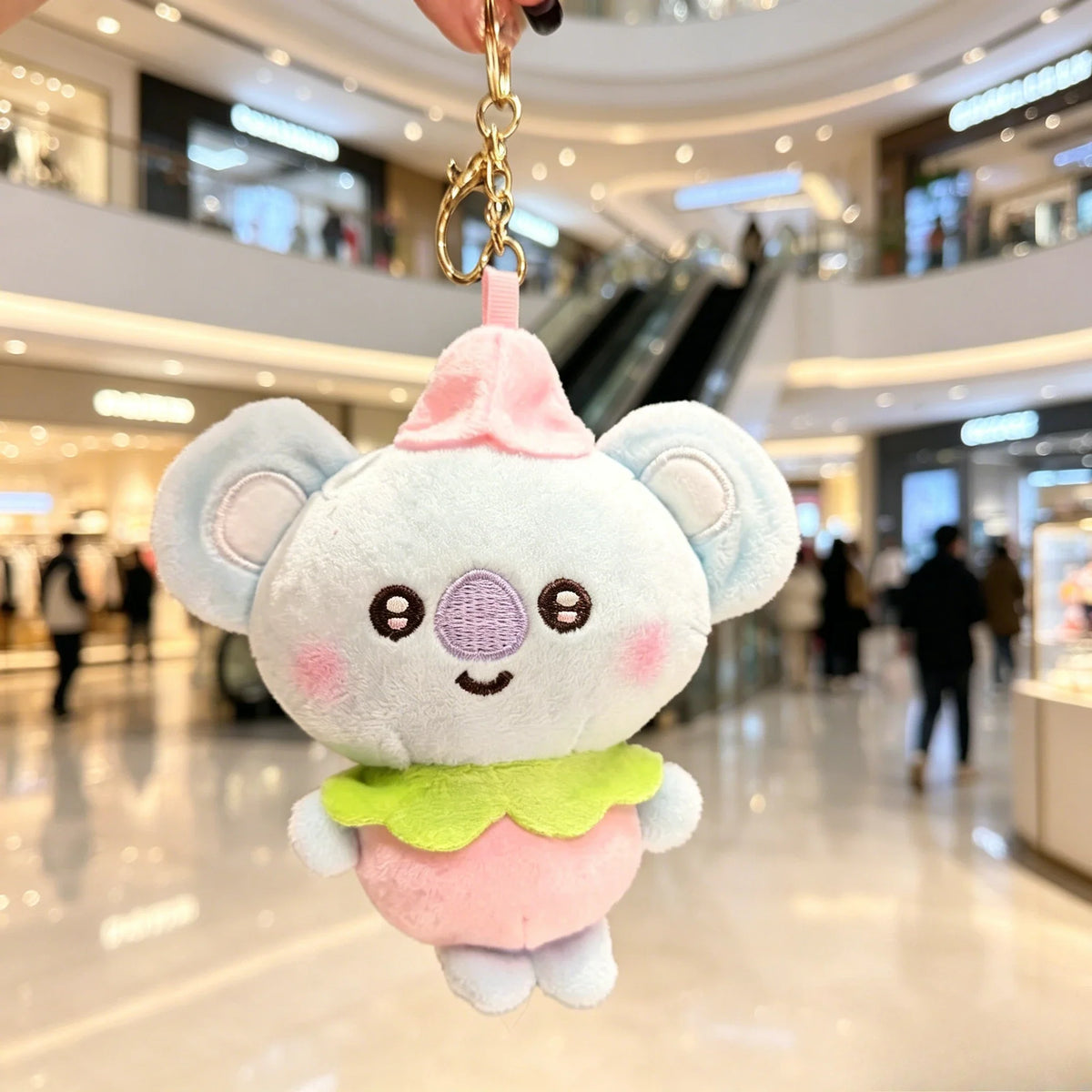 BT21 Character Keychain - Cute Cartoon Backpack Pendant & Decorative Anime Doll
