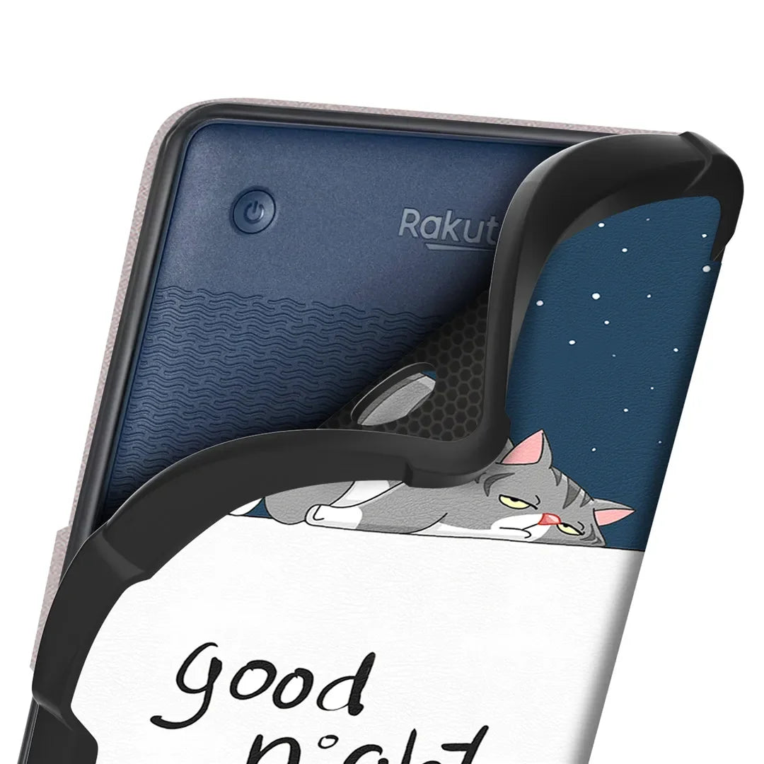 Kobo Clara BW/Clara Colour 2024 Case - 6 Inch Auto Wake Sleep PU Leather Cover, Soft Magnetic Ereader Hoesje N365 N367 Funda