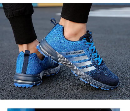 Men’s Air Cushion Running Shoes – Breathable Lightweight Marathon Sneakers for Athletic Training, Comfortable for Women
