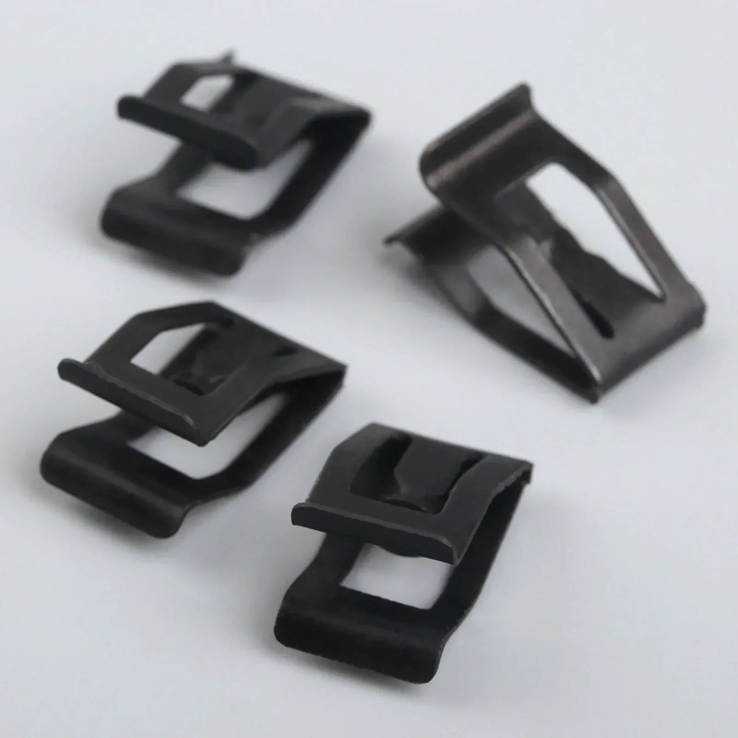 10Pcs Car Dashboard Trim Clips - Black Metal Rivet Fasteners for Ford, Mazda, Audi, Toyota