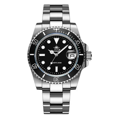 ADDIESDIVE Men's Stainless Steel Quartz Watch — Waterproof Business & Outdoor Sports Timepiece