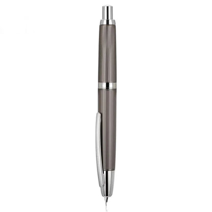 JinHao 10 Matte Black Fountain Pen — F/EF Nib Writing Pen for Office, School & Gifts