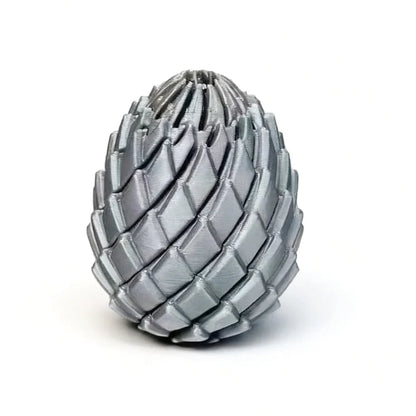 3D Printed Dragon Egg Stress Relief Toy - Deformable Twist Desk Ornament