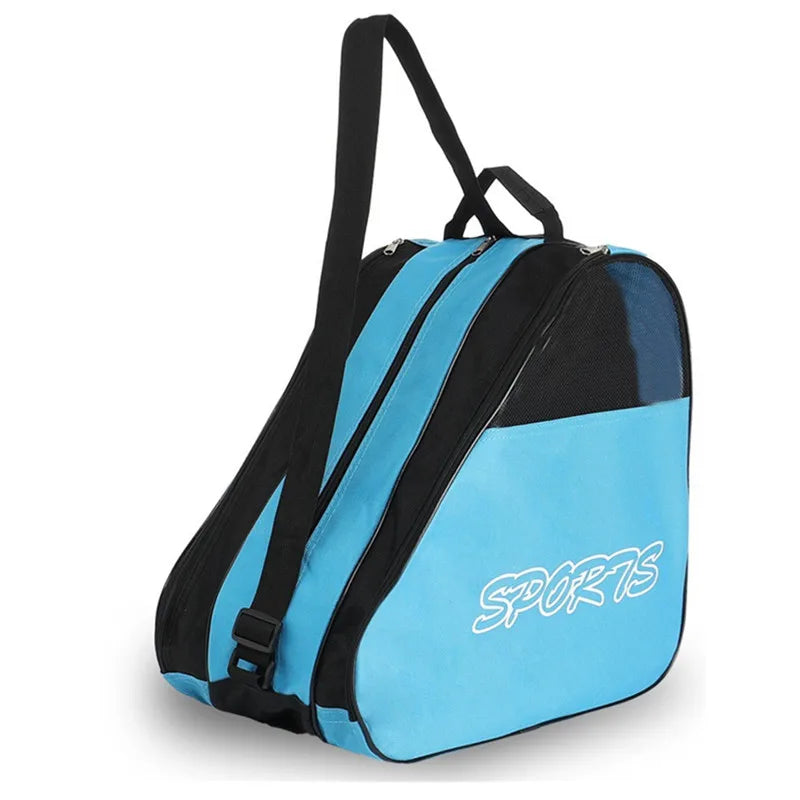Portable Roller Skates Bag – Large Capacity Breathable Storage for Kids’ Inline & Ice Skates