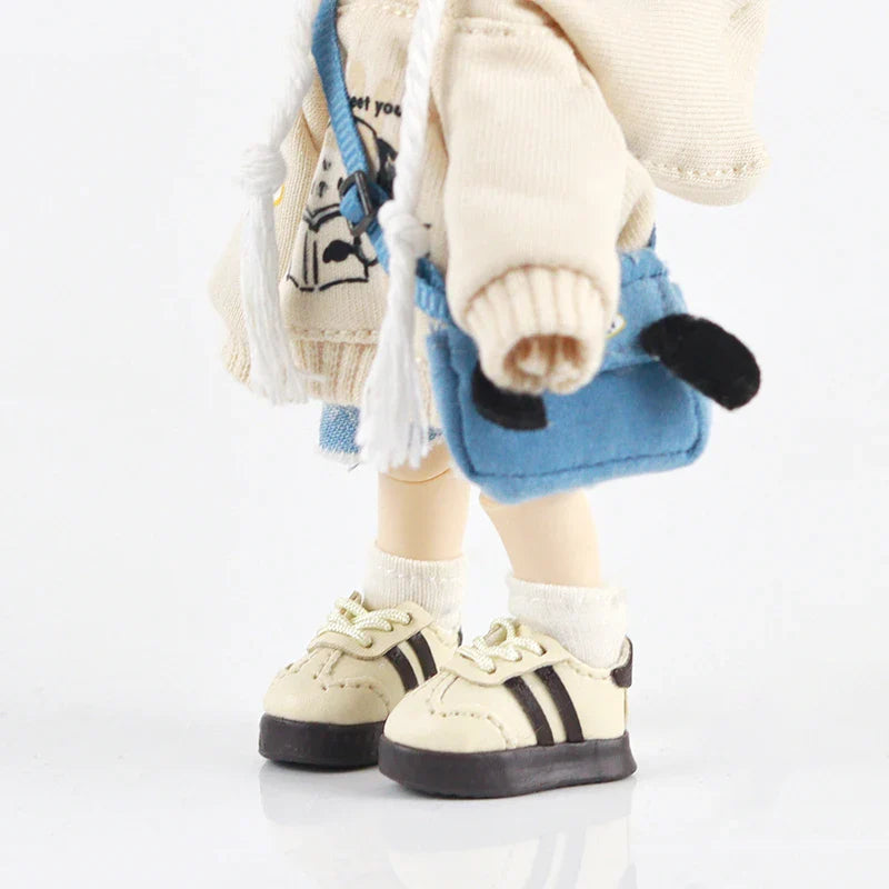 Ob11 Doll Shoes – Fashion Casual Sports Sneakers 1/12 BJD Accessories for Obitsu11, GSC, YMY & Body9 Dolls