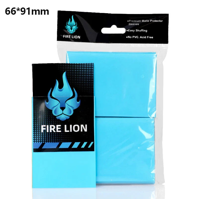 100PCS Matte Card Sleeves 66x91mm — Frosted Trading Card Protectors for MTG & TCG Game Cards