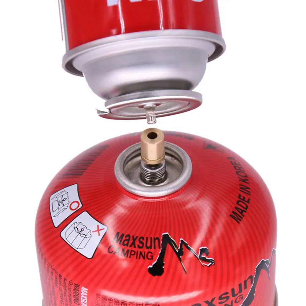 Gas Refill Adapter: Butane Canister Filling Valve for Camping Stove - Cylinder & Tank Burner Accessories