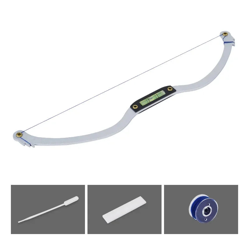Pre-Inked Eyebrow Ruler & Brow Measuring String — Microblading Permanent Makeup Bow & Arrow Line Tattoo Guide