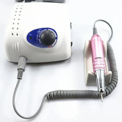 Strong 210 PRO XII Nail Drill 65W 35000RPM Electric Milling Manicure Machine with Cutters